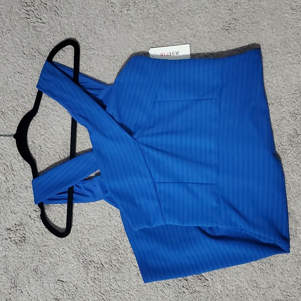 Blue Midi Dress, size L, Just Fab
